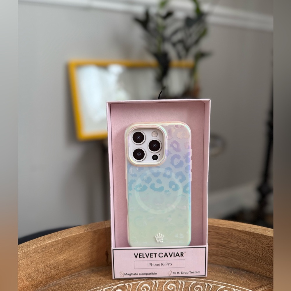 Velvet Caviar iPhone 16 Pro Case - Rainbow Leopard